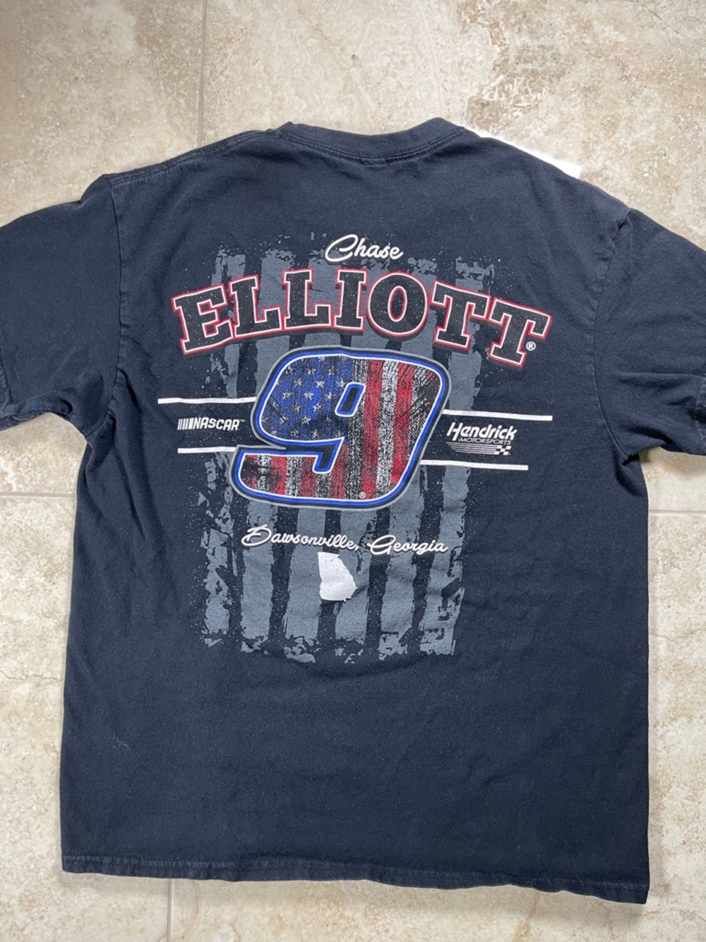 Chase Elliott #9 Men's Black NASCAR Graphic Tee